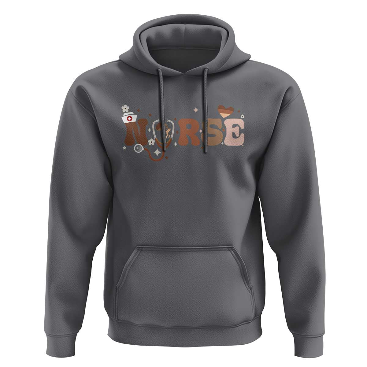 Strong Black Nurse Hoodie African American Healthcare Hero Gift - Wonder Print Shop