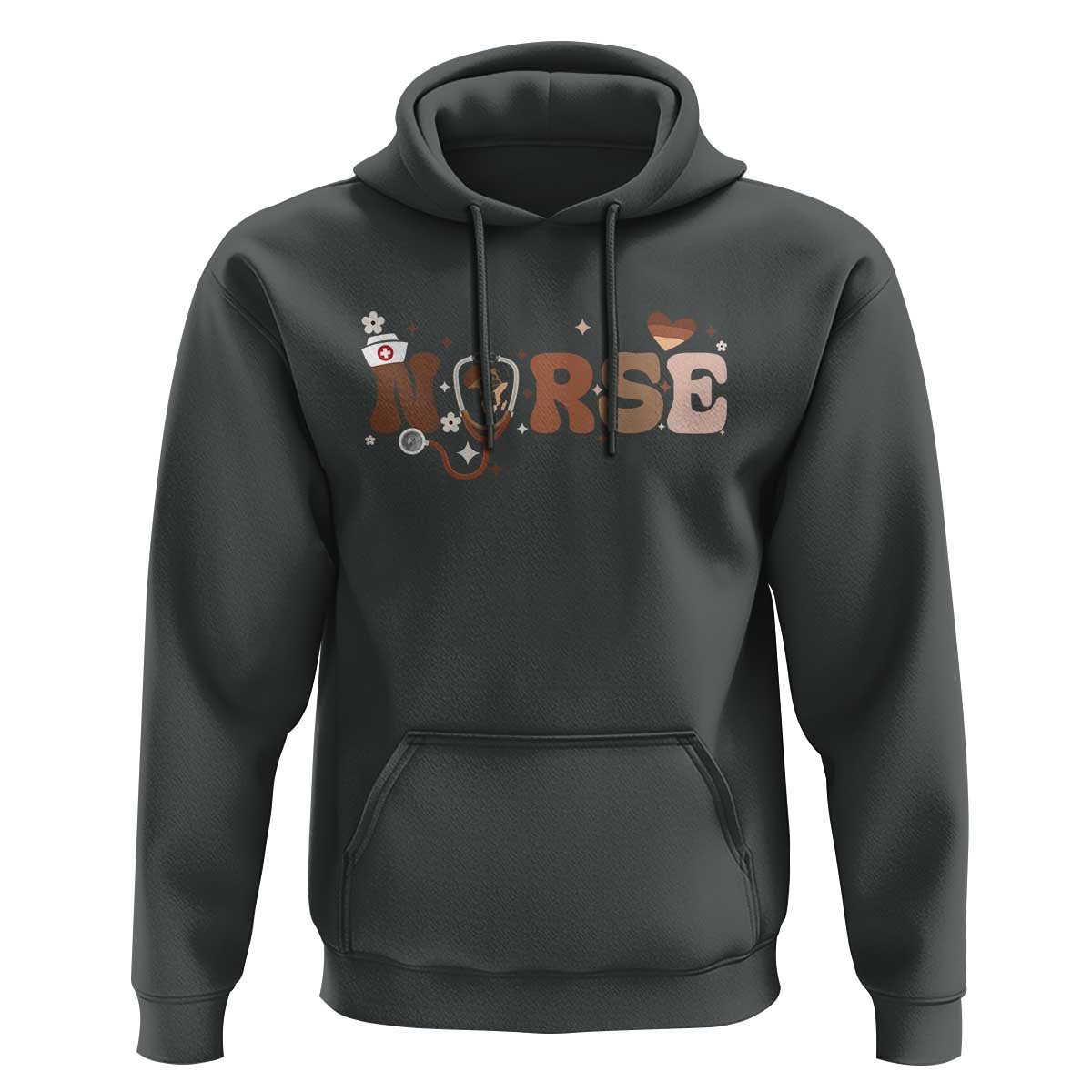 Strong Black Nurse Hoodie African American Healthcare Hero Gift - Wonder Print Shop