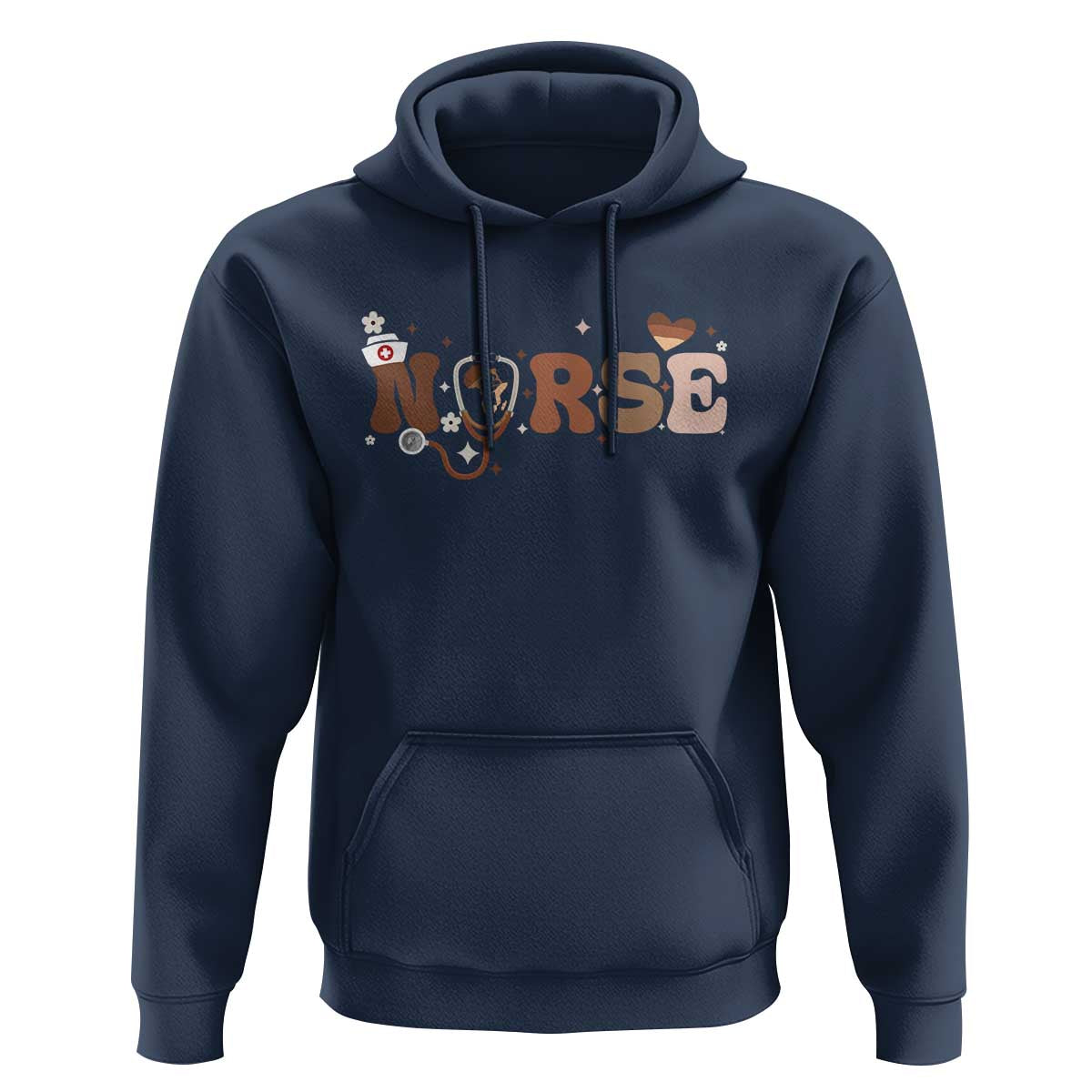 Strong Black Nurse Hoodie African American Healthcare Hero Gift - Wonder Print Shop
