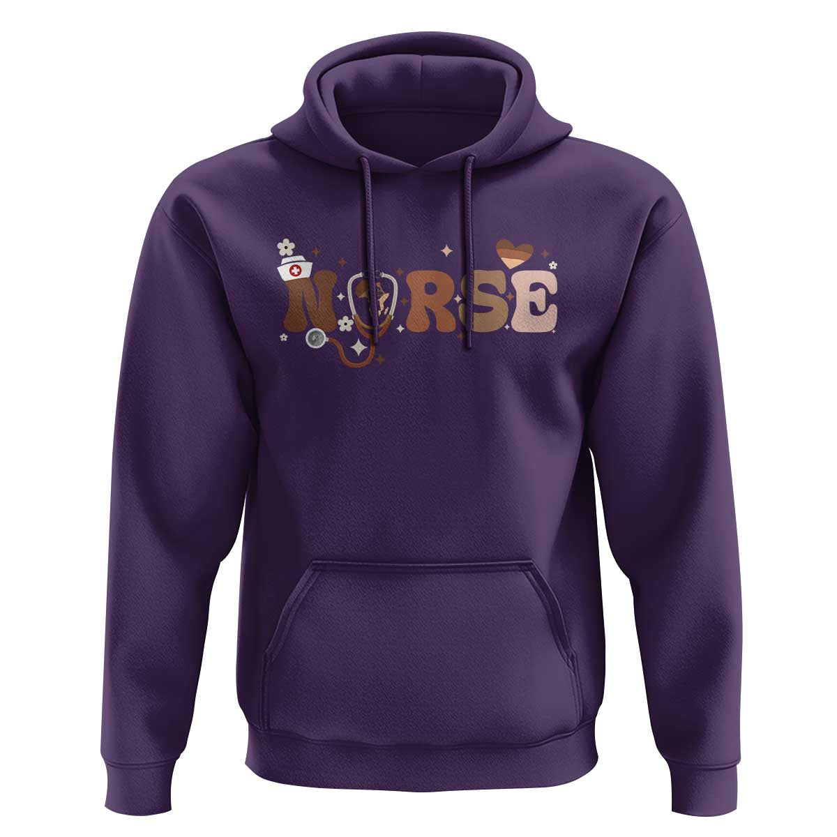Strong Black Nurse Hoodie African American Healthcare Hero Gift - Wonder Print Shop