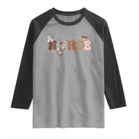 Strong Black Nurse Raglan Shirt African American Healthcare Hero Gift - Wonder Print Shop