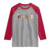 Strong Black Nurse Raglan Shirt African American Healthcare Hero Gift - Wonder Print Shop