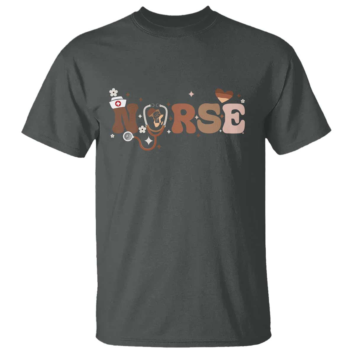 Strong Black Nurse T Shirt African American Healthcare Hero Gift - Wonder Print Shop