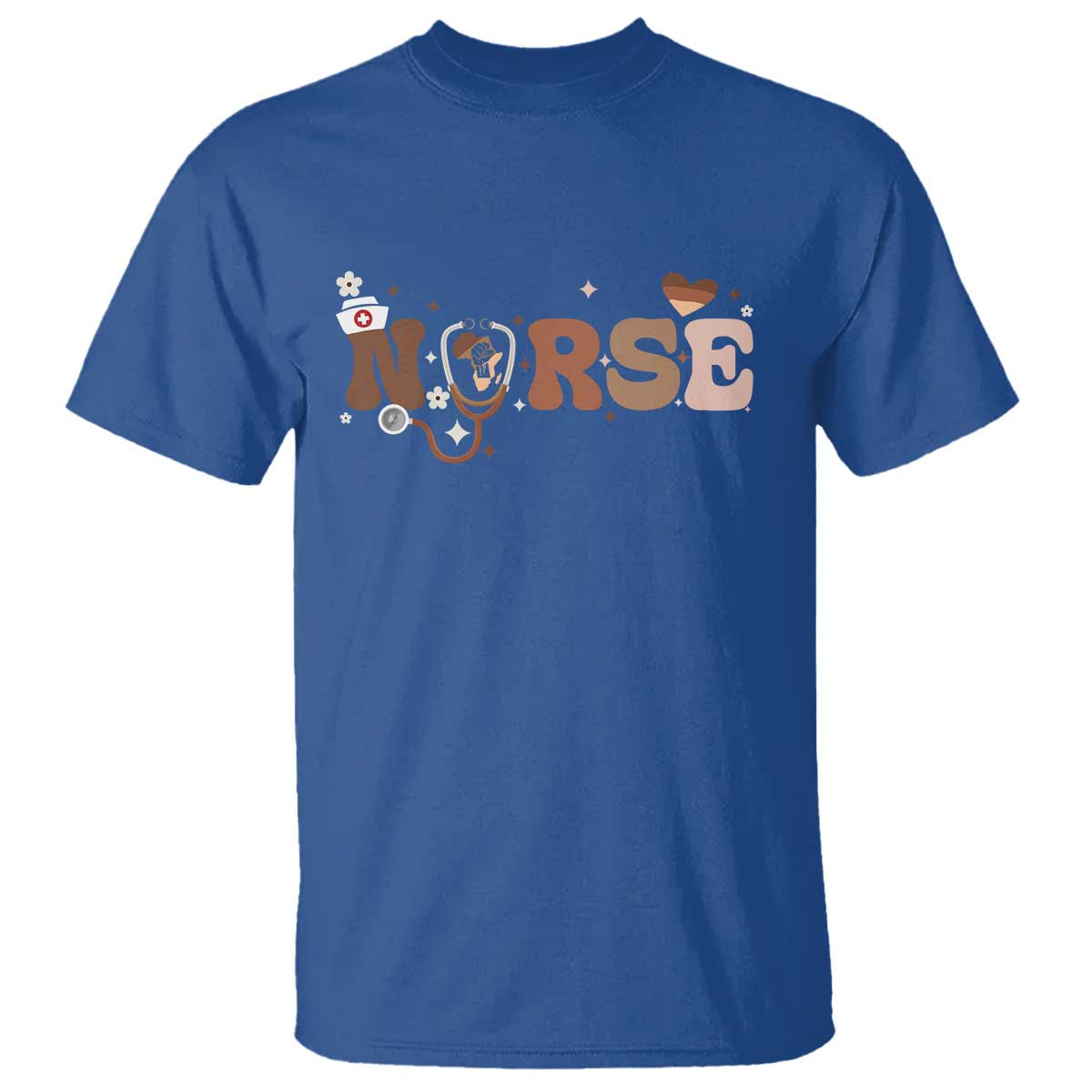 Strong Black Nurse T Shirt African American Healthcare Hero Gift - Wonder Print Shop