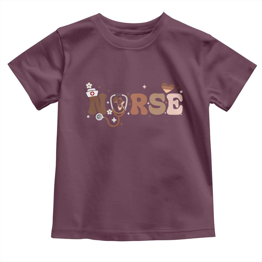 Strong Black Nurse Toddler T Shirt African American Healthcare Hero Gift - Wonder Print Shop