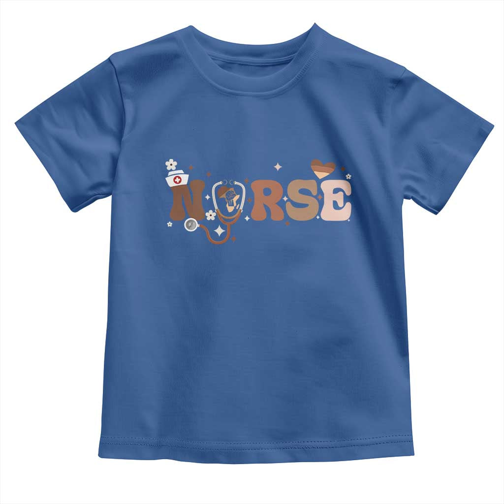 Strong Black Nurse Toddler T Shirt African American Healthcare Hero Gift - Wonder Print Shop