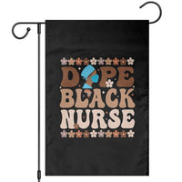 Dope Black Nurse Garden Flag African American Black Nurse Gift - Wonder Print Shop