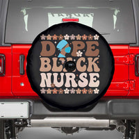 Dope Black Nurse Spare Tire Cover African American Black Nurse Gift - Wonder Print Shop