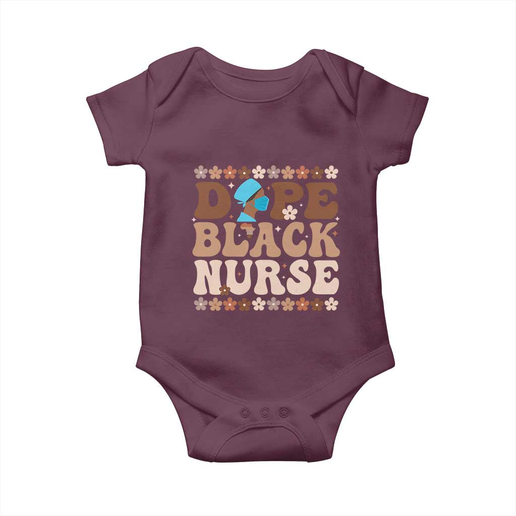 Dope Black Nurse Baby Onesie African American Black Nurse Gift - Wonder Print Shop