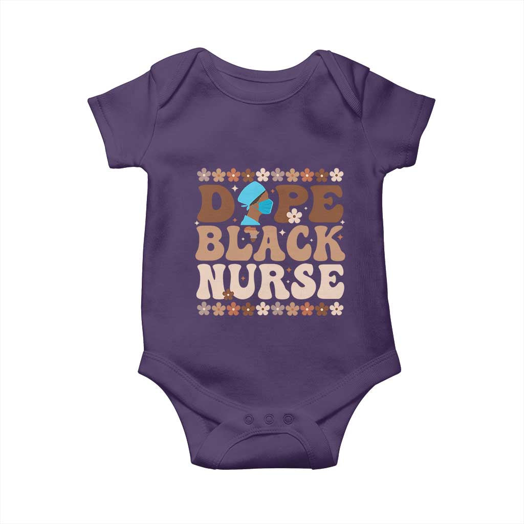 Dope Black Nurse Baby Onesie African American Black Nurse Gift - Wonder Print Shop