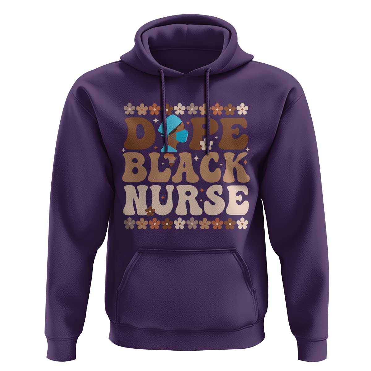Dope Black Nurse Hoodie African American Black Nurse Gift - Wonder Print Shop