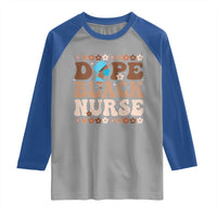 Dope Black Nurse Raglan Shirt African American Black Nurse Gift - Wonder Print Shop