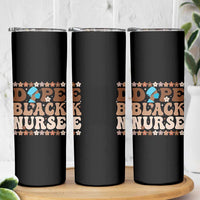 Dope Black Nurse Skinny Tumbler African American Black Nurse Gift - Wonder Print Shop