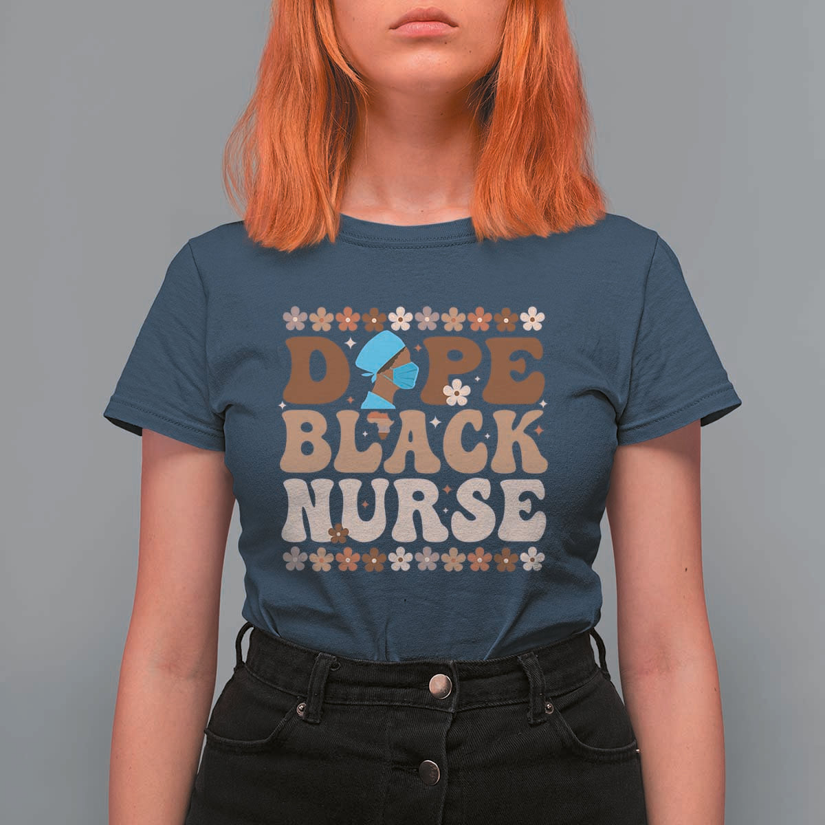 Dope Black Nurse T Shirt For Women African American Black Nurse Gift - Wonder Print Shop