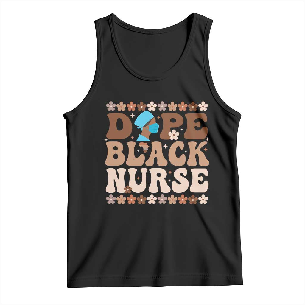 Dope Black Nurse Tank Top African American Black Nurse Gift - Wonder Print Shop
