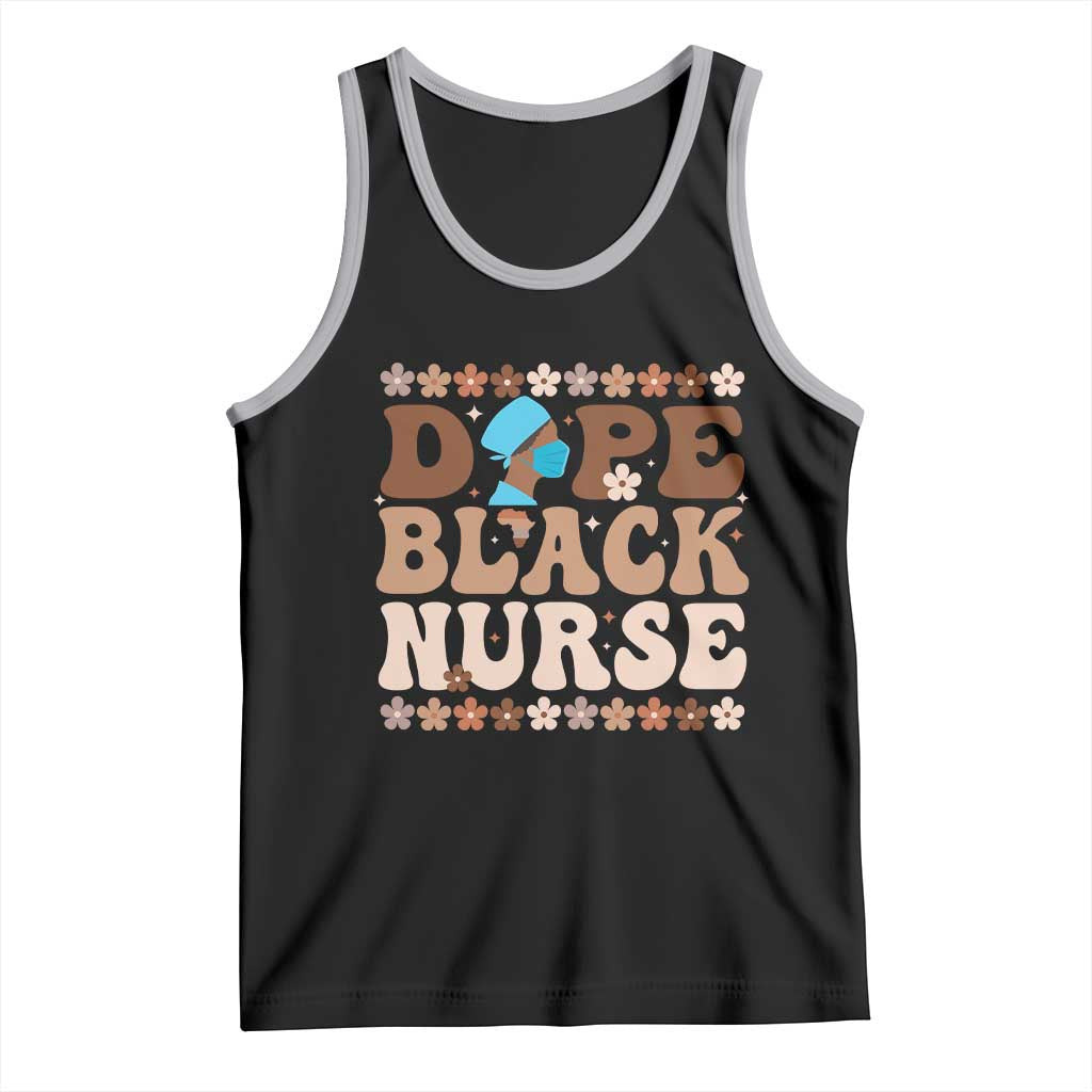Dope Black Nurse Tank Top African American Black Nurse Gift - Wonder Print Shop