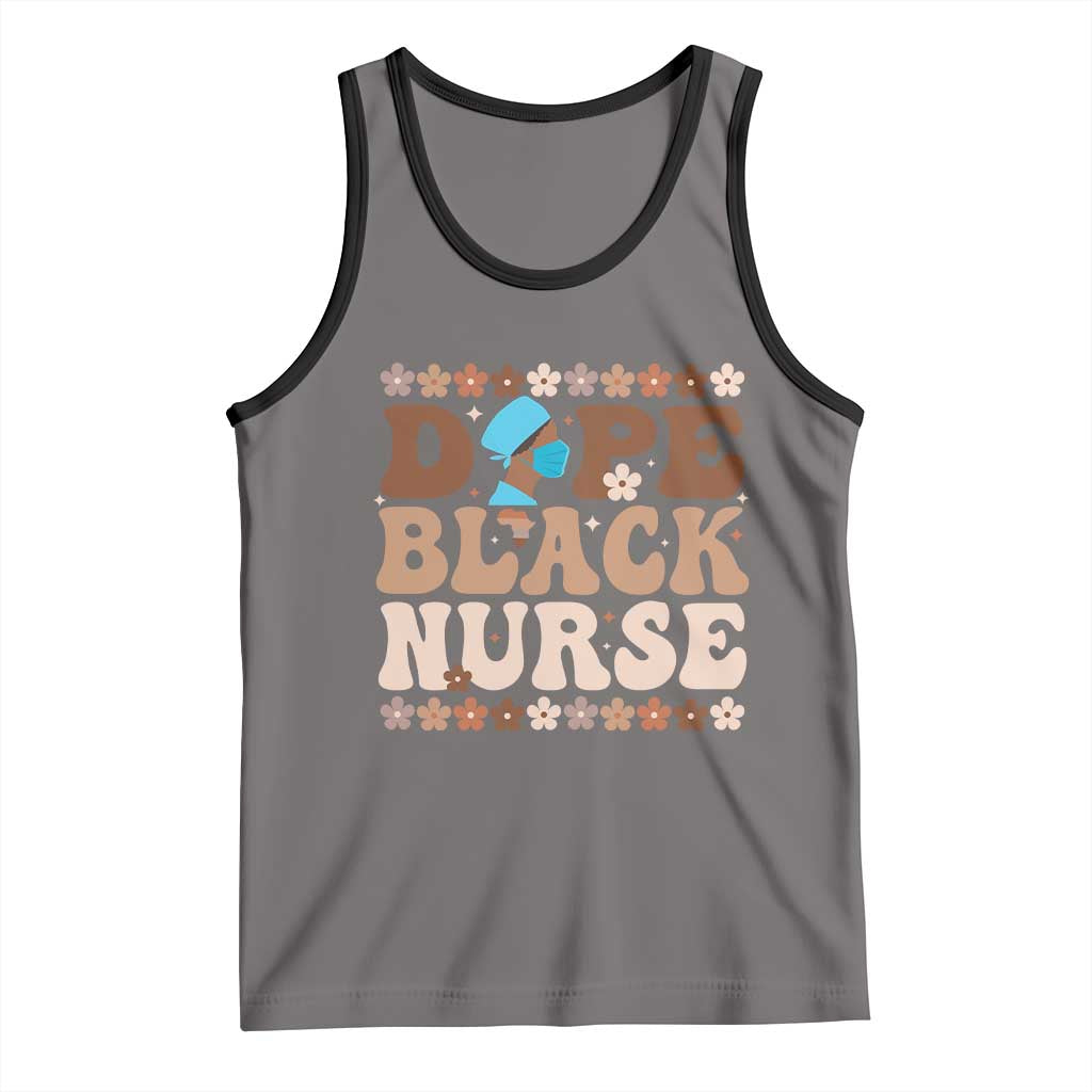 Dope Black Nurse Tank Top African American Black Nurse Gift - Wonder Print Shop