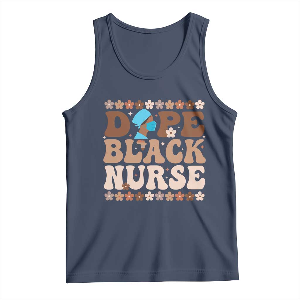 Dope Black Nurse Tank Top African American Black Nurse Gift - Wonder Print Shop
