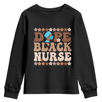 Dope Black Nurse Youth Sweatshirt African American Black Nurse Gift - Wonder Print Shop