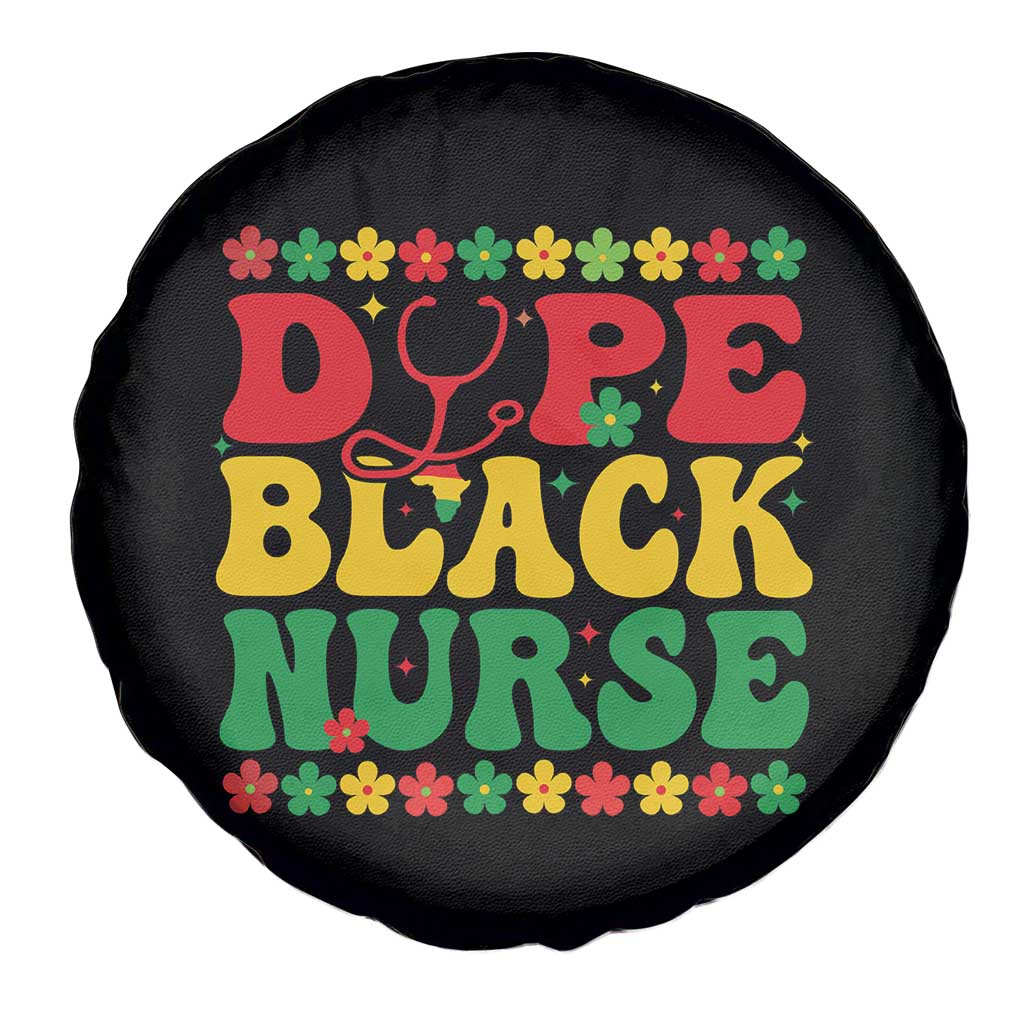 Melanin Queen Nursing Black History Month Gift Spare Tire Cover Dope Black Nurse