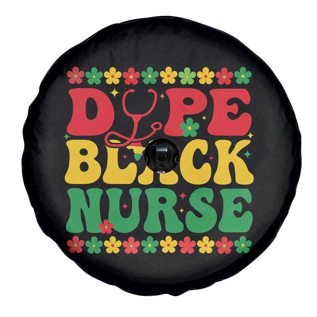 Melanin Queen Nursing Black History Month Gift Spare Tire Cover Dope Black Nurse
