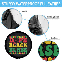 Melanin Queen Nursing Black History Month Gift Spare Tire Cover Dope Black Nurse