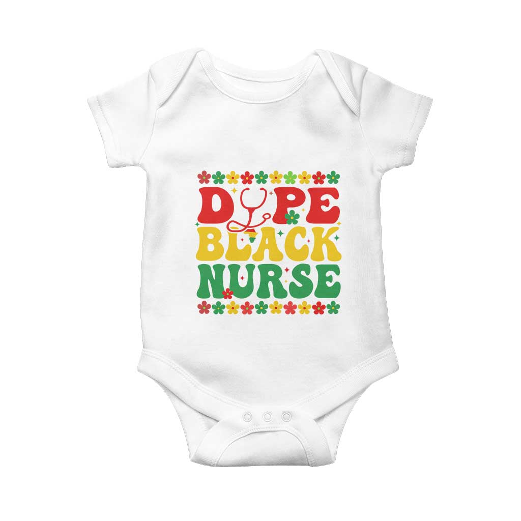 Melanin Queen Nursing Black History Month Gift Baby Onesie Dope Black Nurse