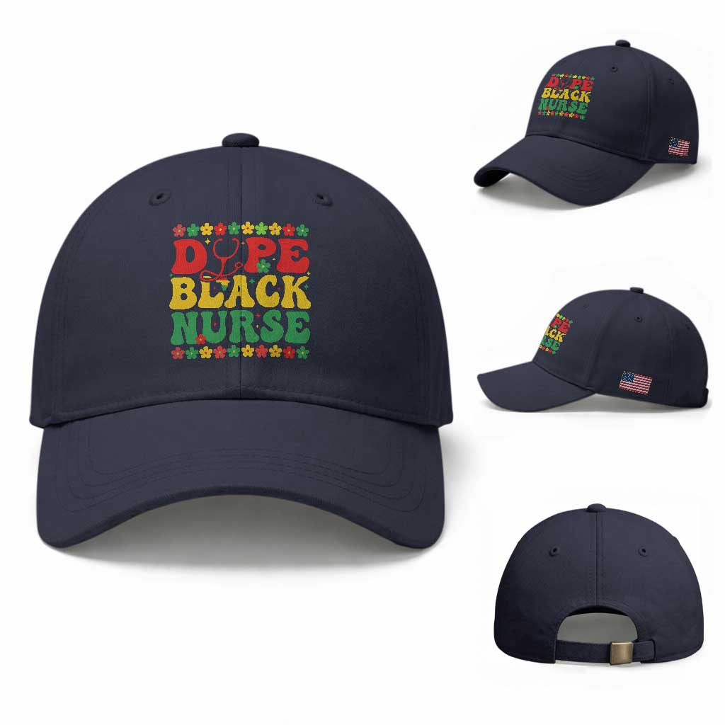 Melanin Queen Nursing Black History Month Gift Baseball Cap Dope Black Nurse