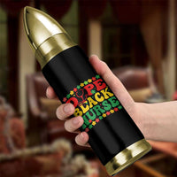 Melanin Queen Nursing Black History Month Gift Bullet Tumbler Dope Black Nurse
