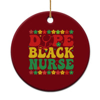 Melanin Queen Nursing Black History Month Gift Ceramic Ornament Dope Black Nurse