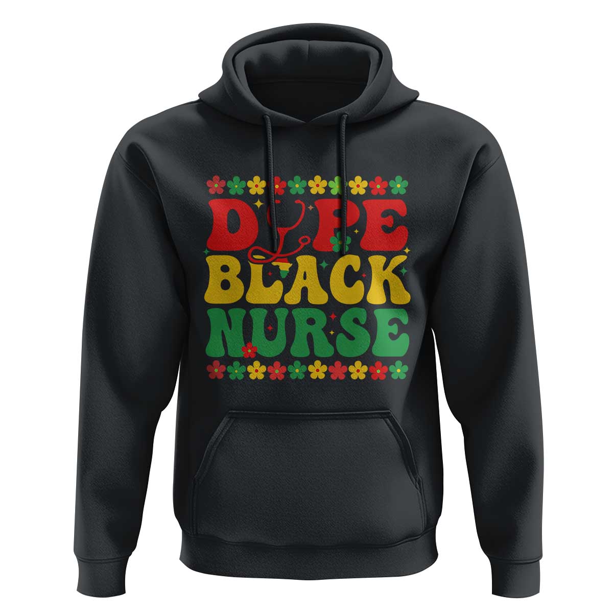 Melanin Queen Nursing Black History Month Gift Hoodie Dope Black Nurse