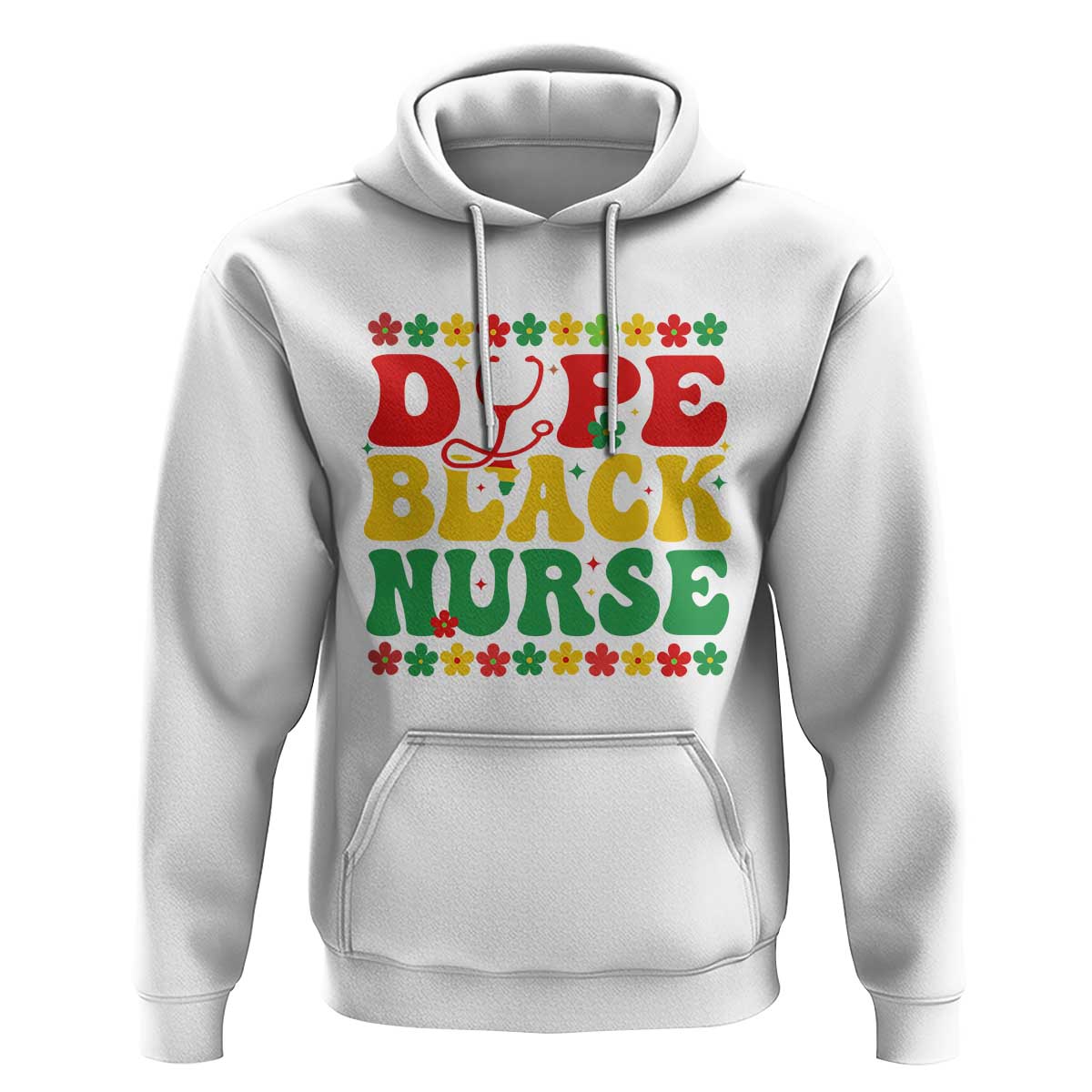 Melanin Queen Nursing Black History Month Gift Hoodie Dope Black Nurse