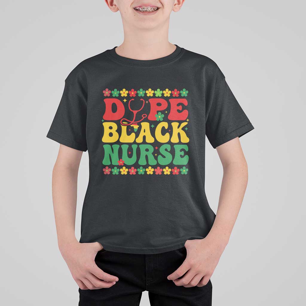 Melanin Queen Nursing Black History Month Gift T Shirt For Kid Dope Black Nurse