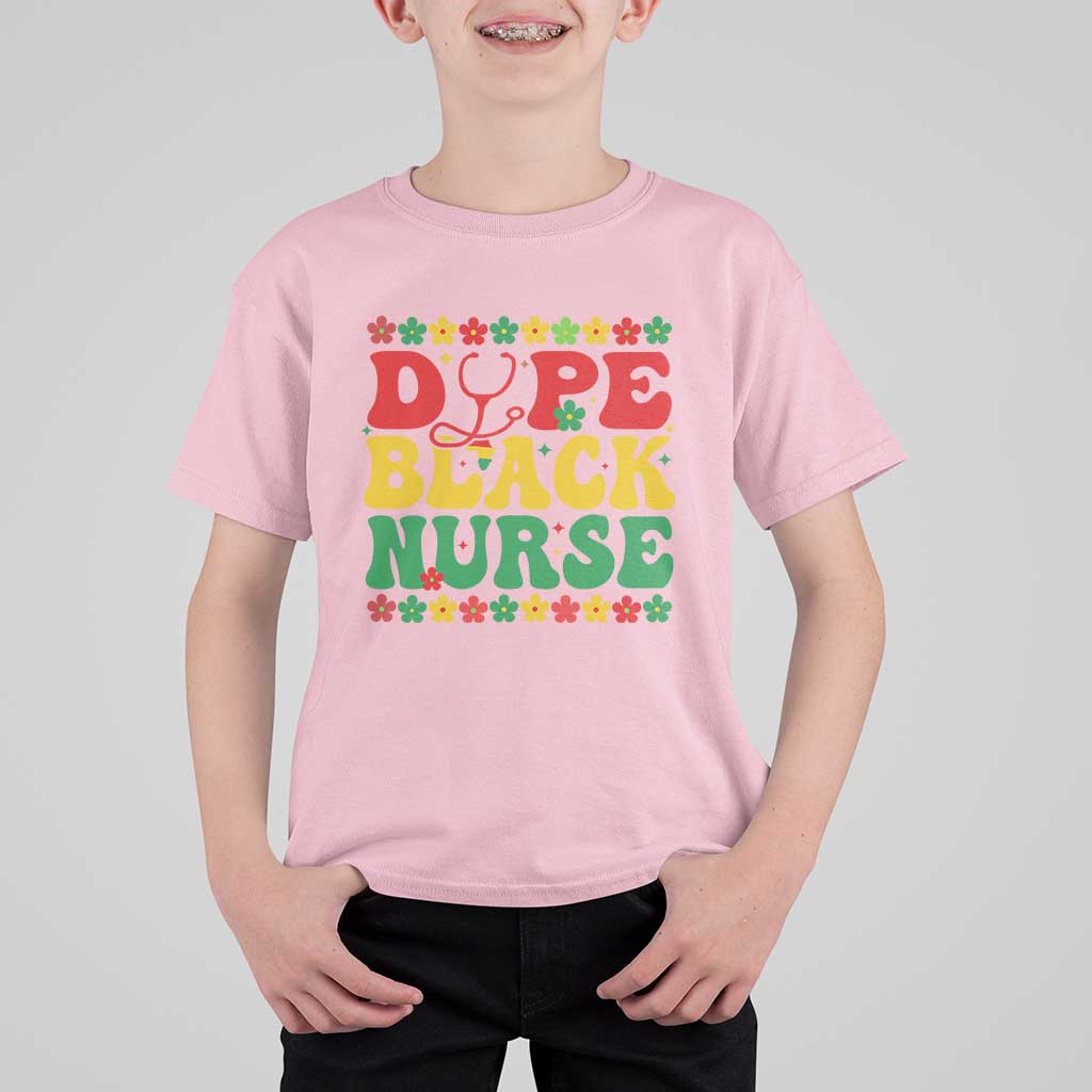 Melanin Queen Nursing Black History Month Gift T Shirt For Kid Dope Black Nurse