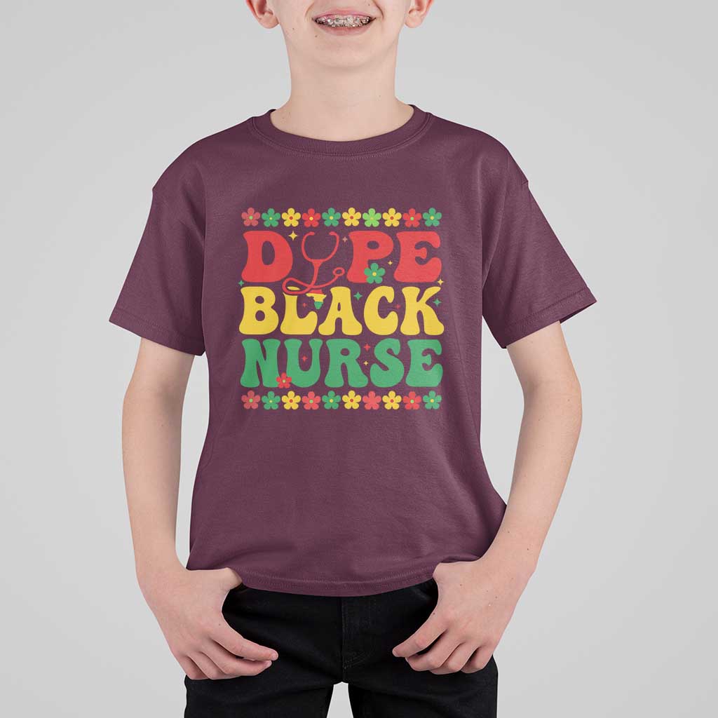 Melanin Queen Nursing Black History Month Gift T Shirt For Kid Dope Black Nurse
