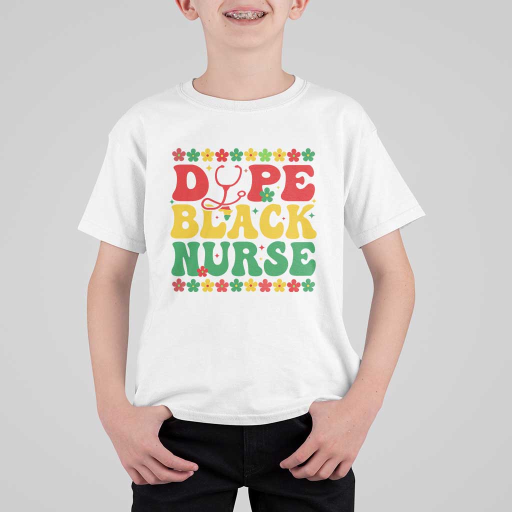 Melanin Queen Nursing Black History Month Gift T Shirt For Kid Dope Black Nurse