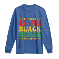 Melanin Queen Nursing Black History Month Gift Long Sleeve Shirt Dope Black Nurse
