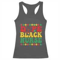Melanin Queen Nursing Black History Month Gift Racerback Tank Top Dope Black Nurse