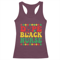 Melanin Queen Nursing Black History Month Gift Racerback Tank Top Dope Black Nurse