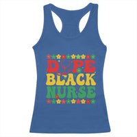 Melanin Queen Nursing Black History Month Gift Racerback Tank Top Dope Black Nurse