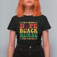 Melanin Queen Nursing Black History Month Gift T Shirt For Women Dope Black Nurse