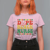 Melanin Queen Nursing Black History Month Gift T Shirt For Women Dope Black Nurse