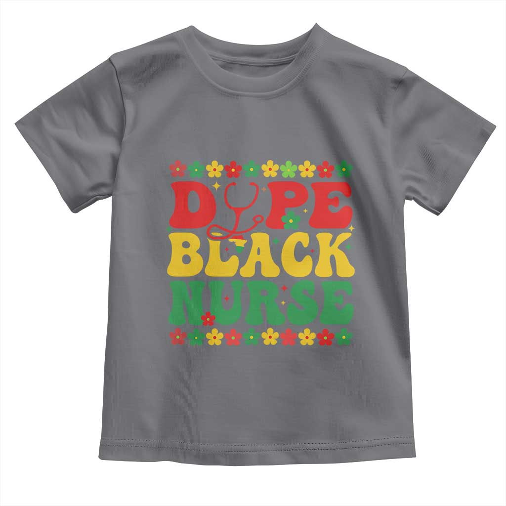Melanin Queen Nursing Black History Month Gift Toddler T Shirt Dope Black Nurse
