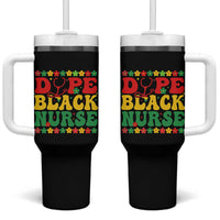 Melanin Queen Nursing Black History Month Gift Tumbler With Handle Dope Black Nurse