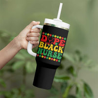 Melanin Queen Nursing Black History Month Gift Tumbler With Handle Dope Black Nurse