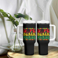Melanin Queen Nursing Black History Month Gift Tumbler With Handle Dope Black Nurse