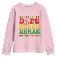Melanin Queen Nursing Black History Month Gift Youth Sweatshirt Dope Black Nurse