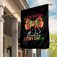Black History Breaking Every Chain Garden Flag Gift For Black Nurse - Wonder Print Shop