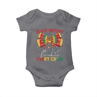 Black History Breaking Every Chain Baby Onesie Gift For Black Nurse - Wonder Print Shop