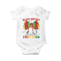 Black History Breaking Every Chain Baby Onesie Gift For Black Nurse - Wonder Print Shop